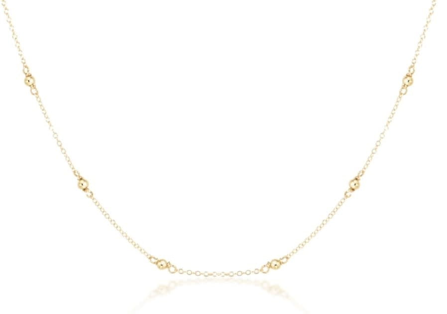 Classic Simplicity Chain Gold Choker | 2.5mm 15in