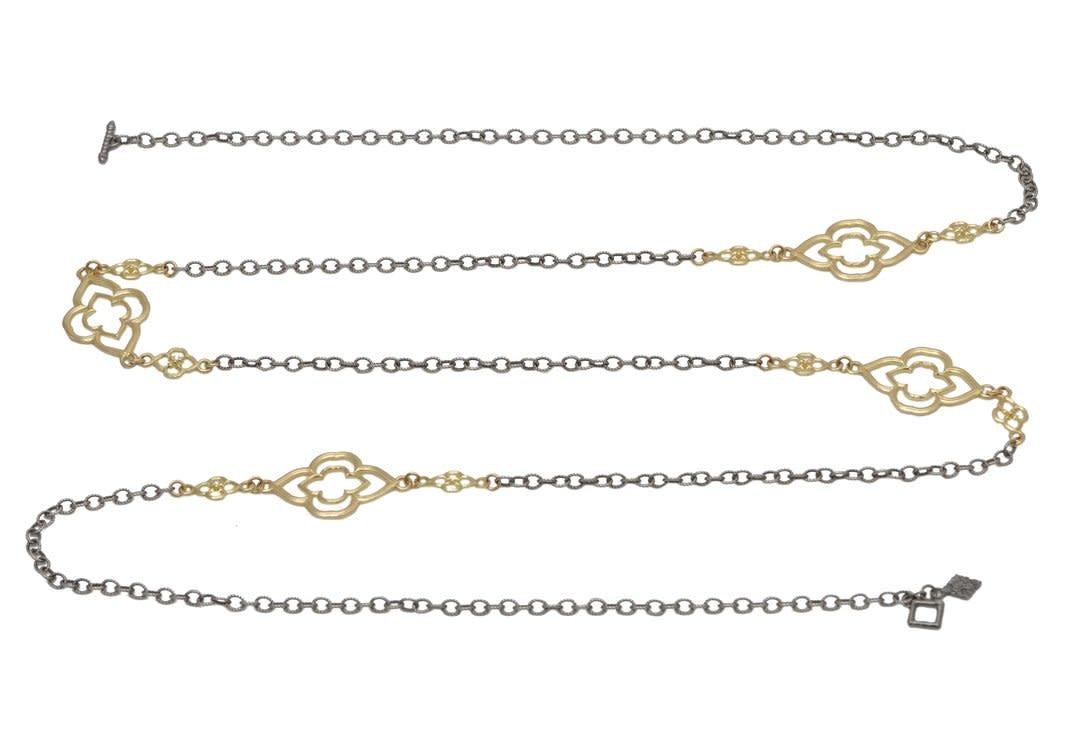 Heraldry Scroll Station Necklace
