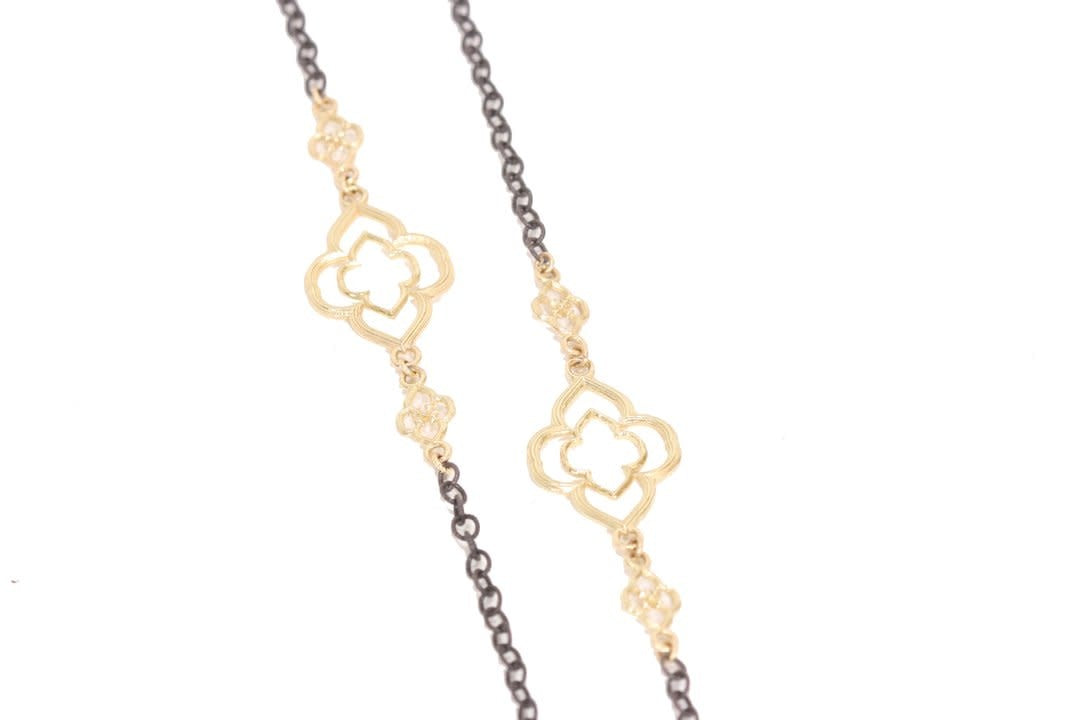Heraldry Scroll Station Necklace