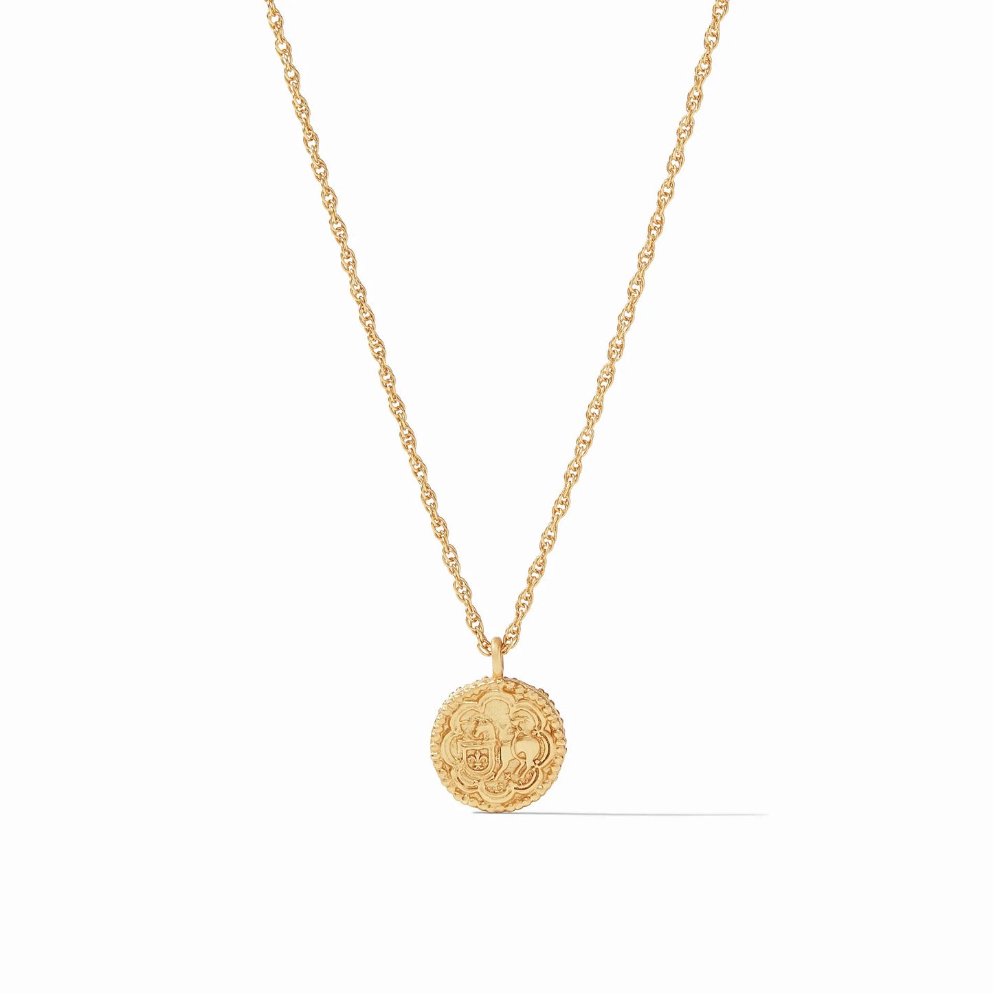Trieste Coin Solitaire Necklace
