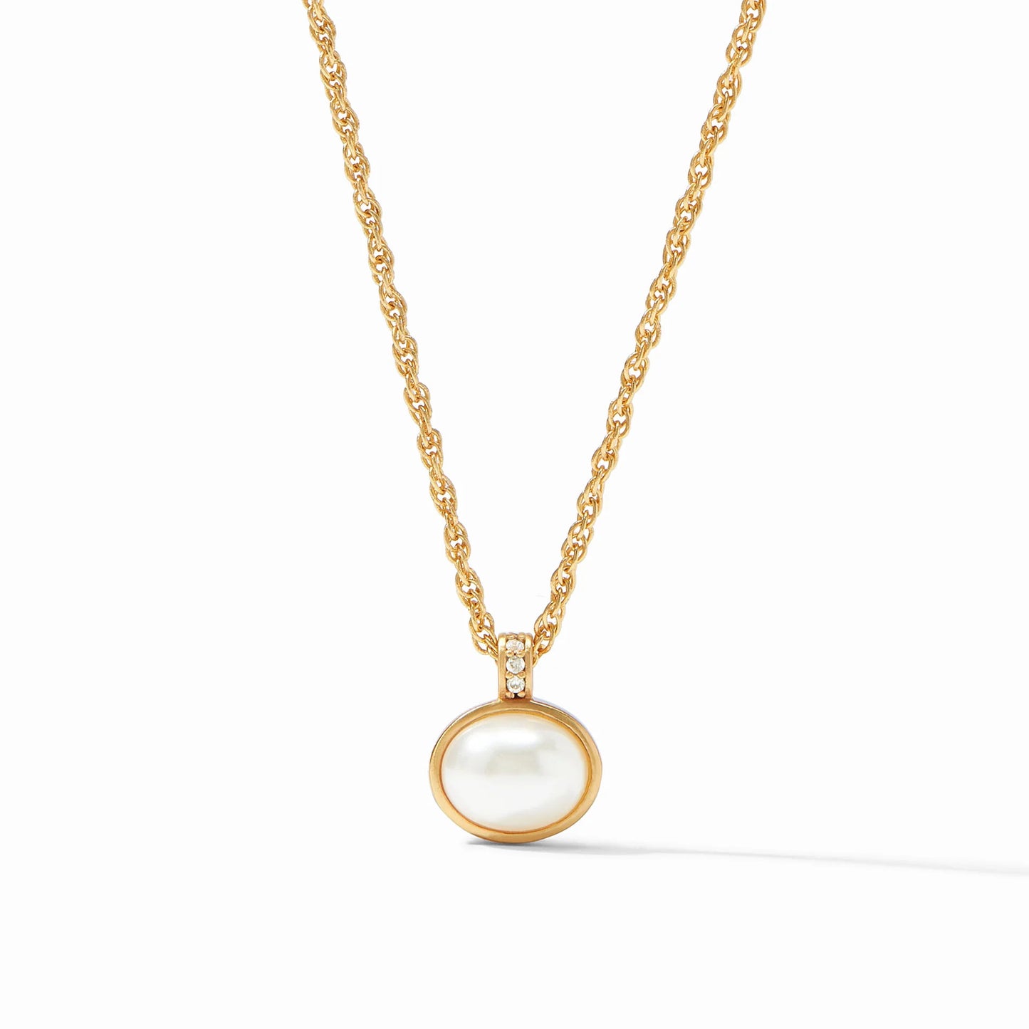 Antonia Solitaire Necklace | Pearl