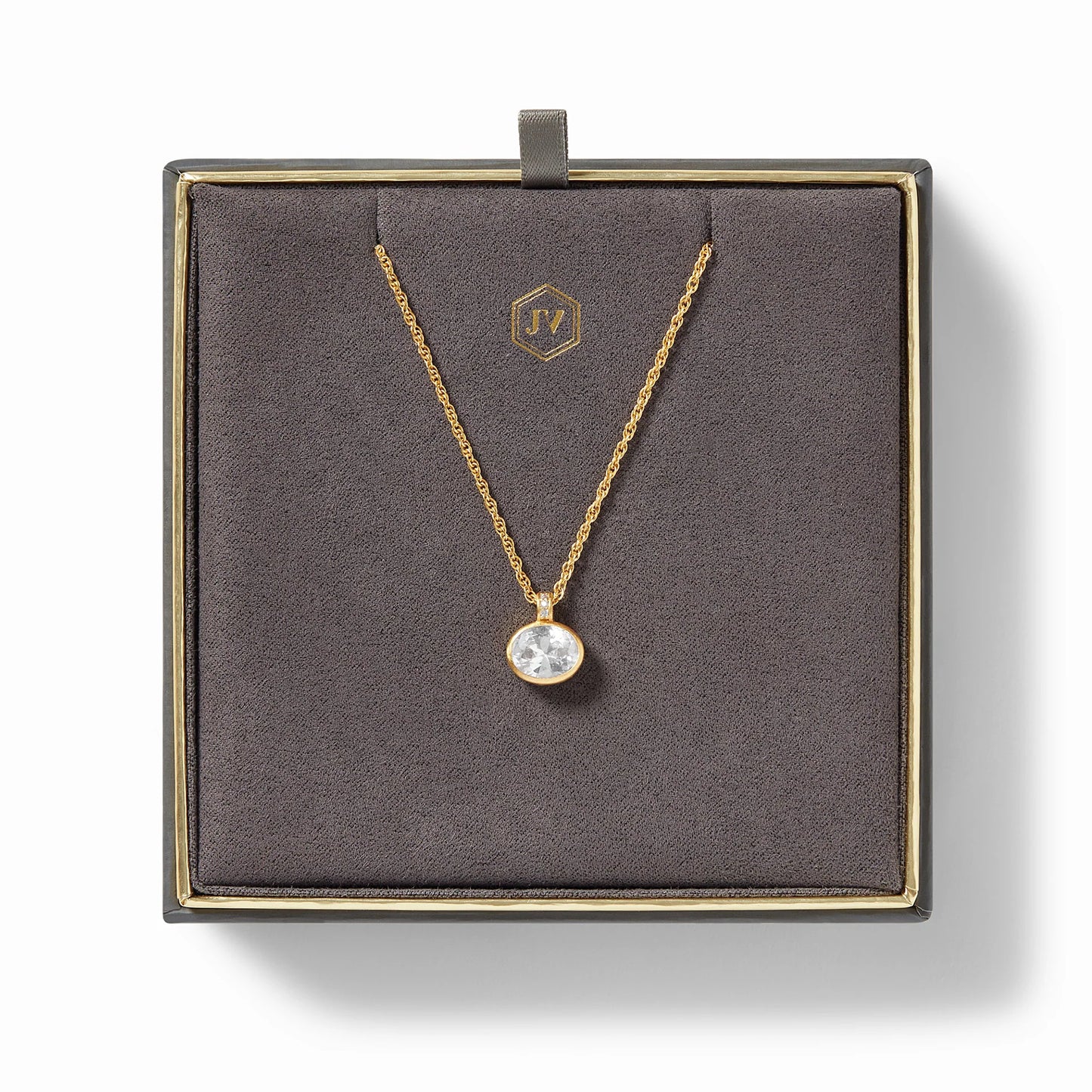 Antonia Solitaire Necklace | Pearl