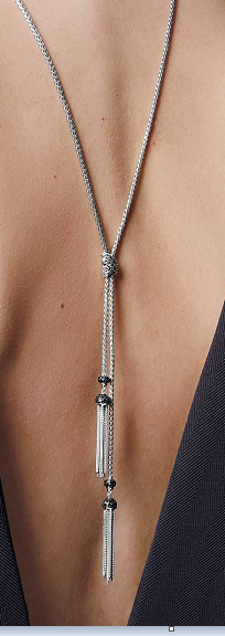24 Inch Classic Tassel Back Necklace