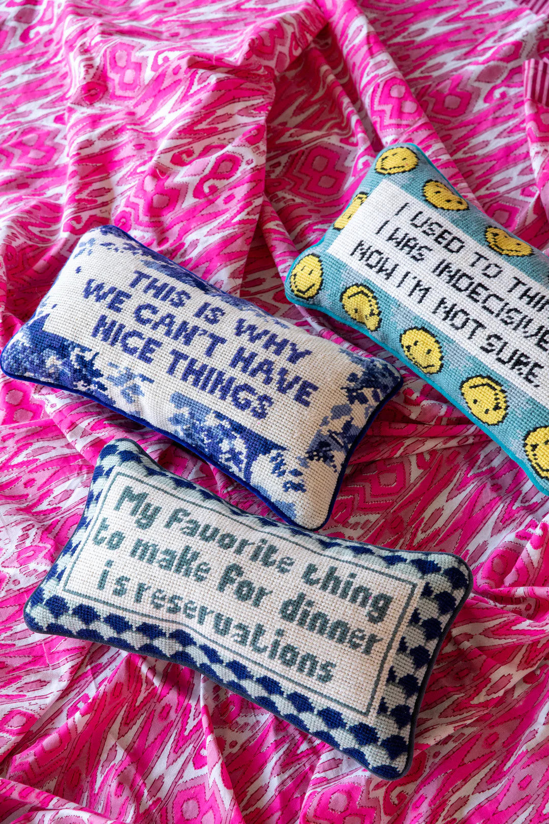 Needlepoint Pillow | Nice Things