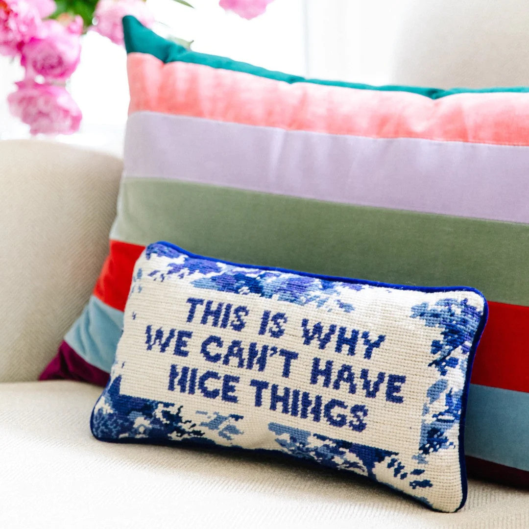 Needlepoint Pillow | Nice Things
