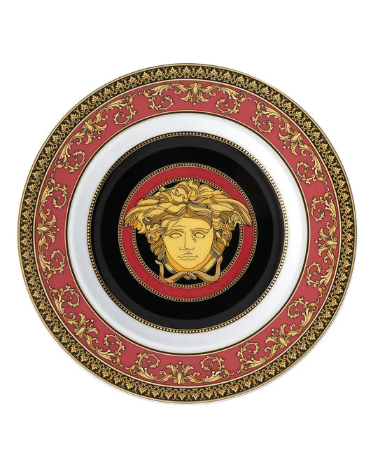 Versace Medusa Red Bread + Butter Plate | 7in