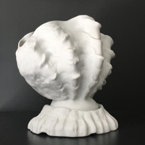 Royal Limoges Ocean Unglazed Candle Votive | Large