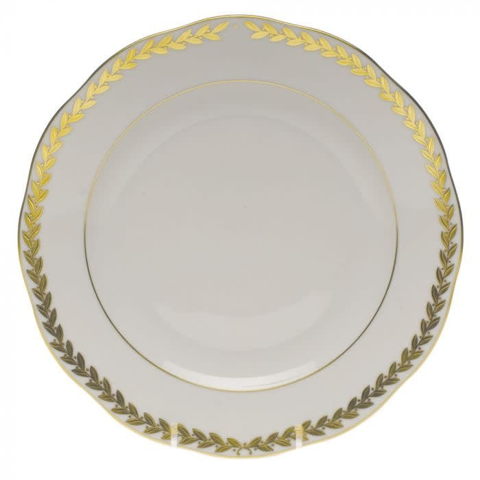 Herend Golden Laurel Dessert Plate | 9in