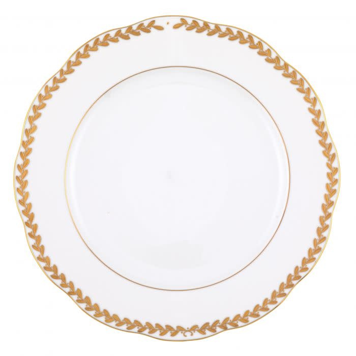 Herend Golden Laurel Service Plate | 11in