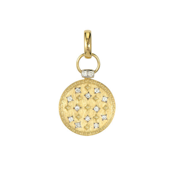 Moroccan Twinkle Pendant with White Diamonds