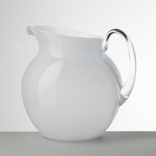 Palla Transparent Pitcher | 101oz White