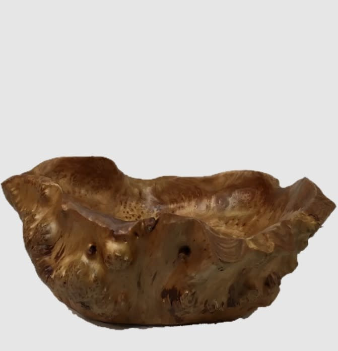 Root Wood Live Edge Party Bowl | Medium