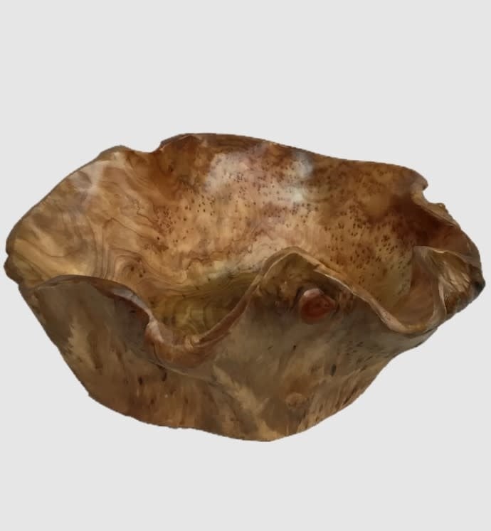 Root Wood Live Edge Party Bowl | Medium