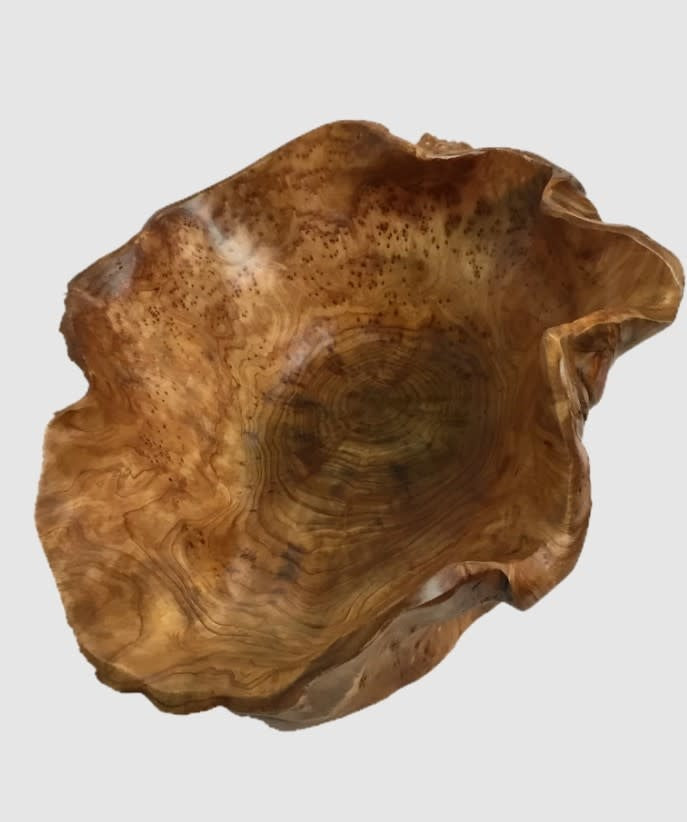 Root Wood Live Edge Party Bowl | Medium