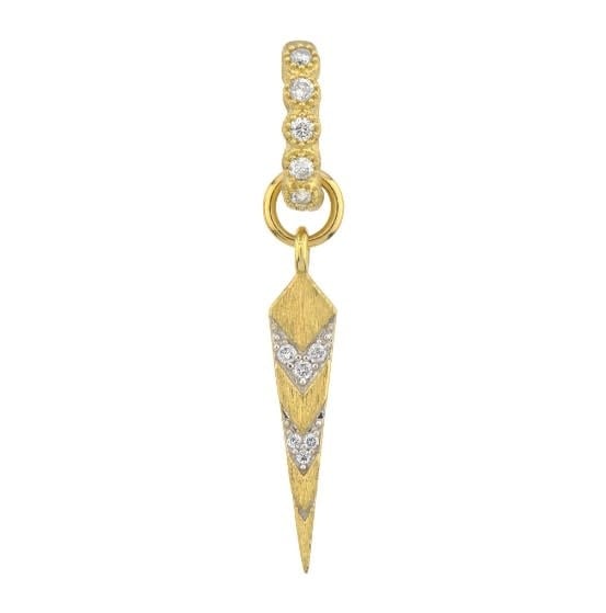SINGLE | Petite Gold Diamond Dagger Charm YG