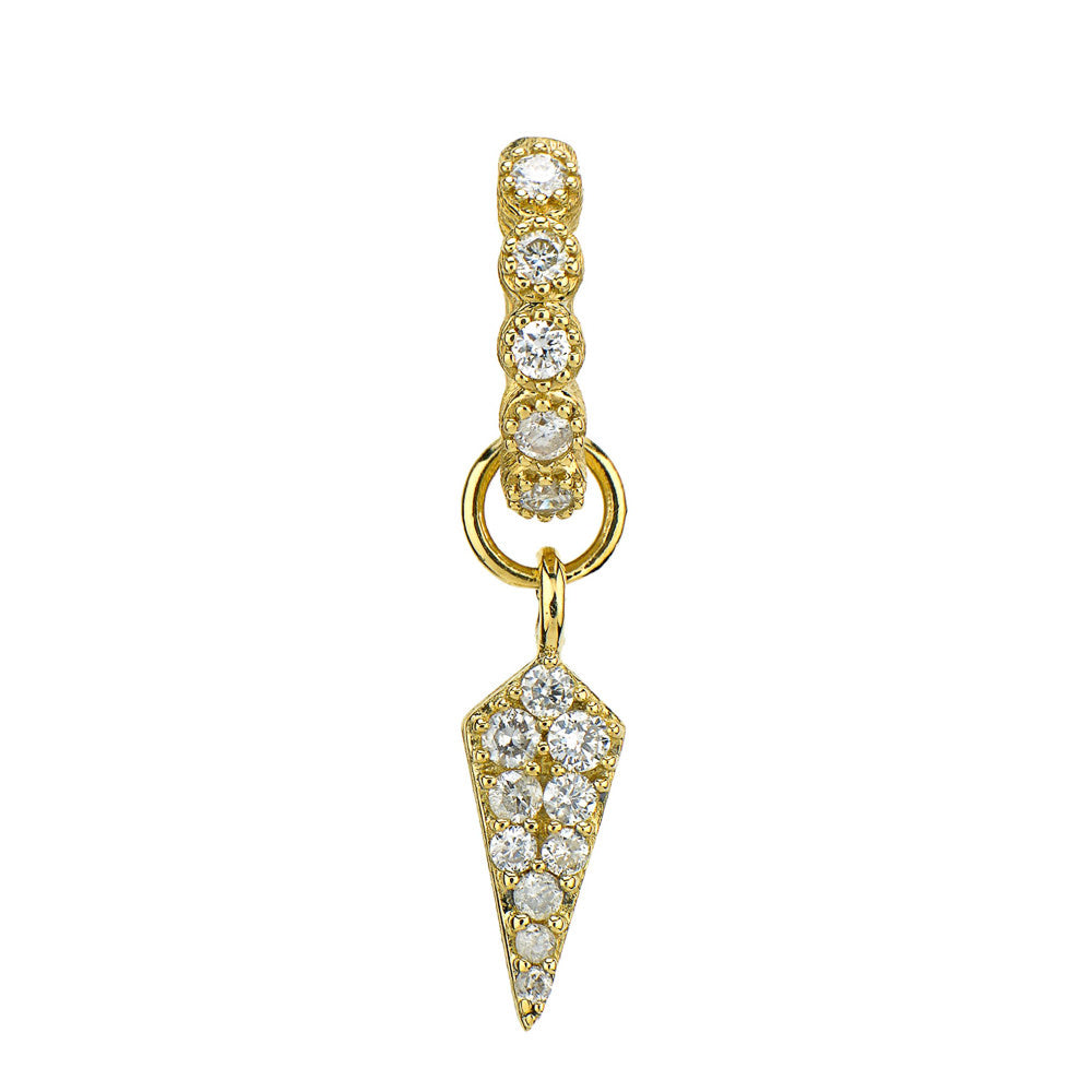 SINGLE | Petite Diamond Dagger Charm YG