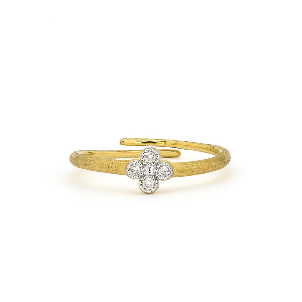 Petite Diamond Quad Midi Ring