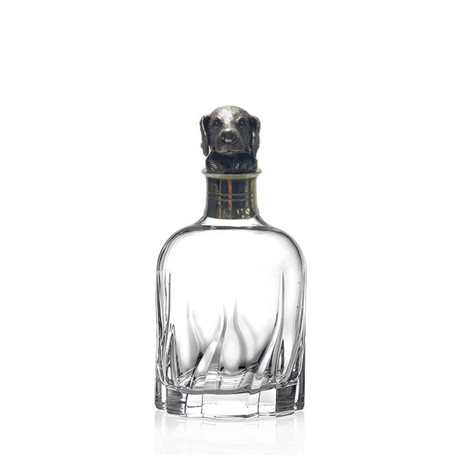 Crystal + Pewter Liquor Decanter