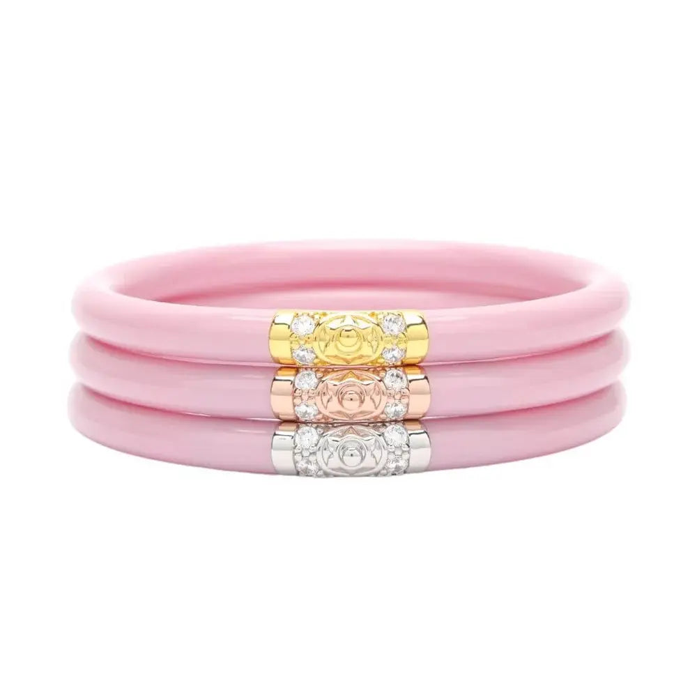 Budha Girl Three Kings All Weather Bangles S/3 Pink L