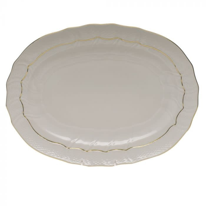 Herend Golden Edge Platter | 15in