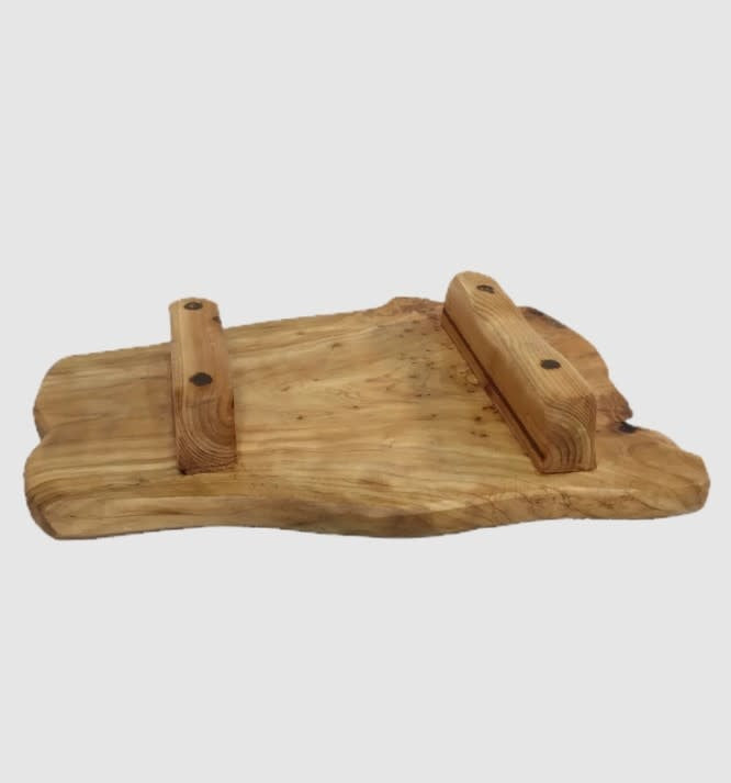 Root Wood Live Edge Tray with Feet