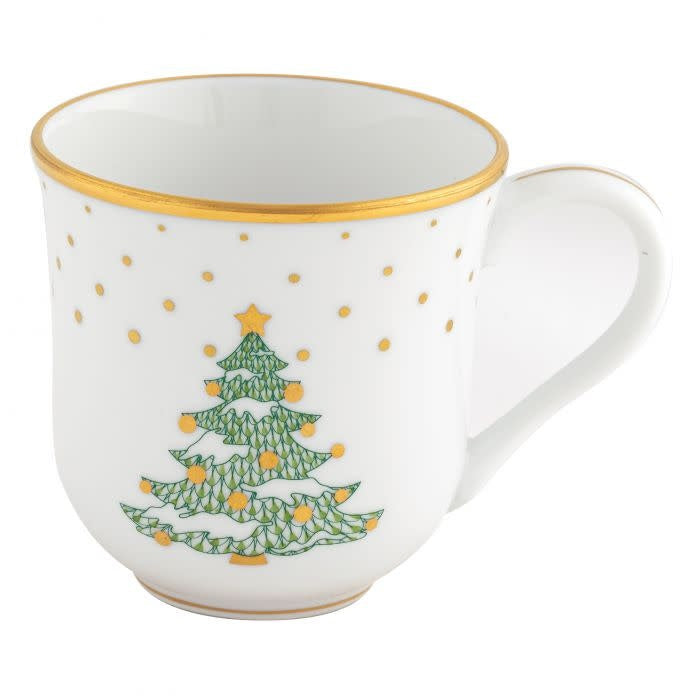 Herend Christmas Mug | 11oz Tree