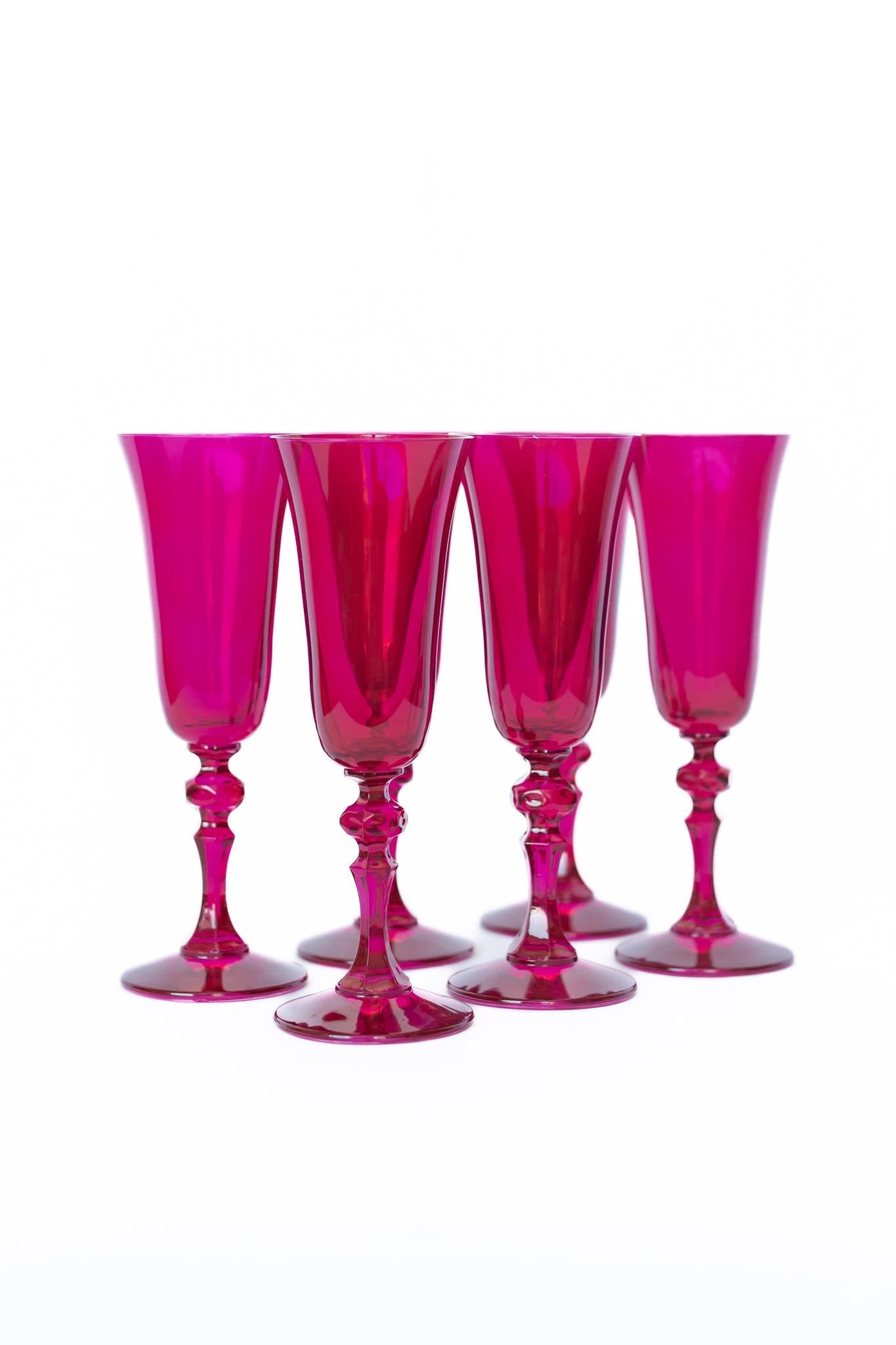 Estelle Colored Regal Flute Glass
