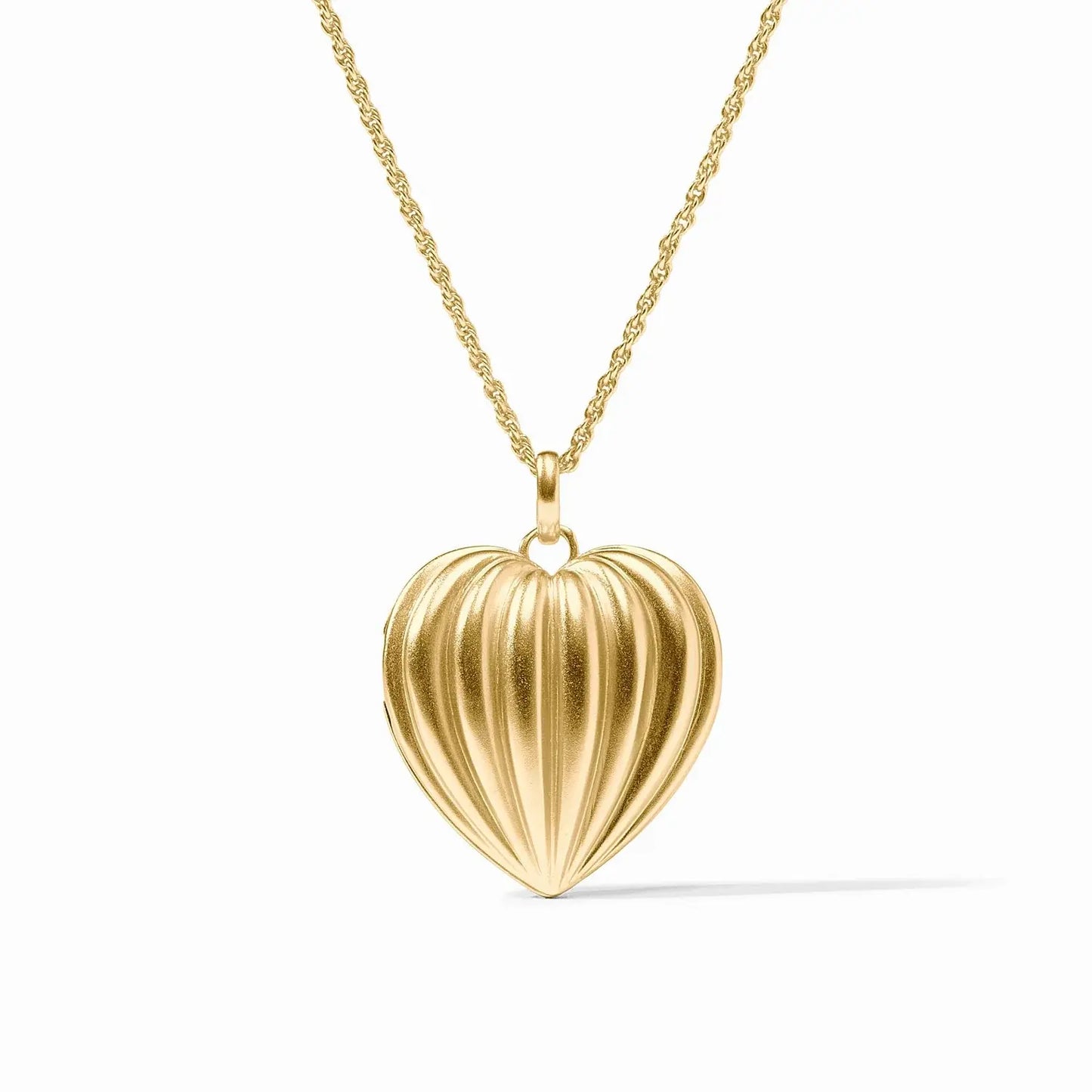 Puffy Heart Pendant Necklace | 36in or 18in Doubled