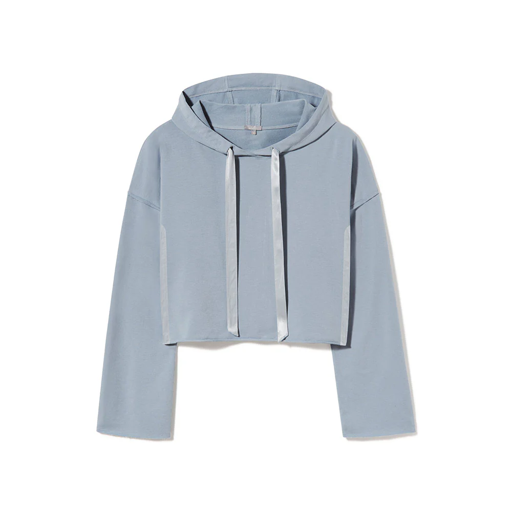 Bianca Satin Inset Hoodie |