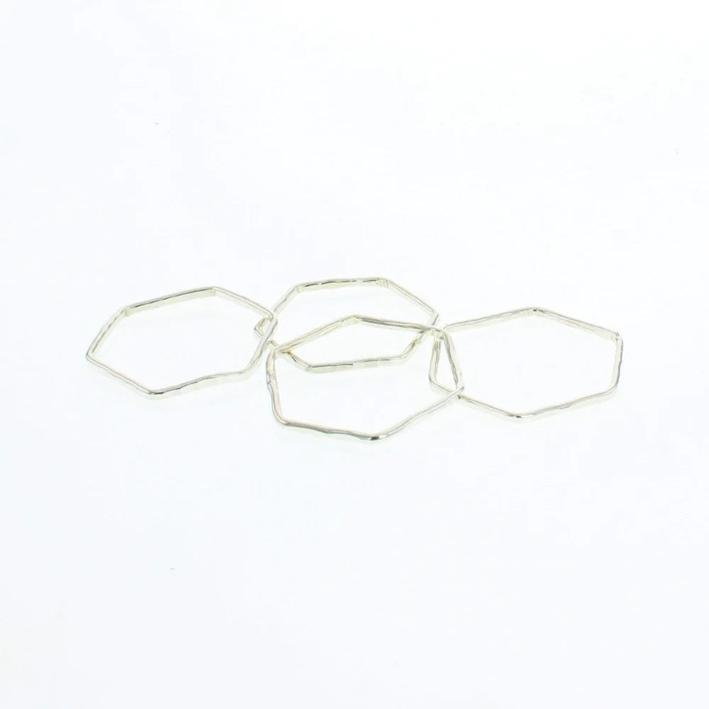 Hexagon Stacking Ring