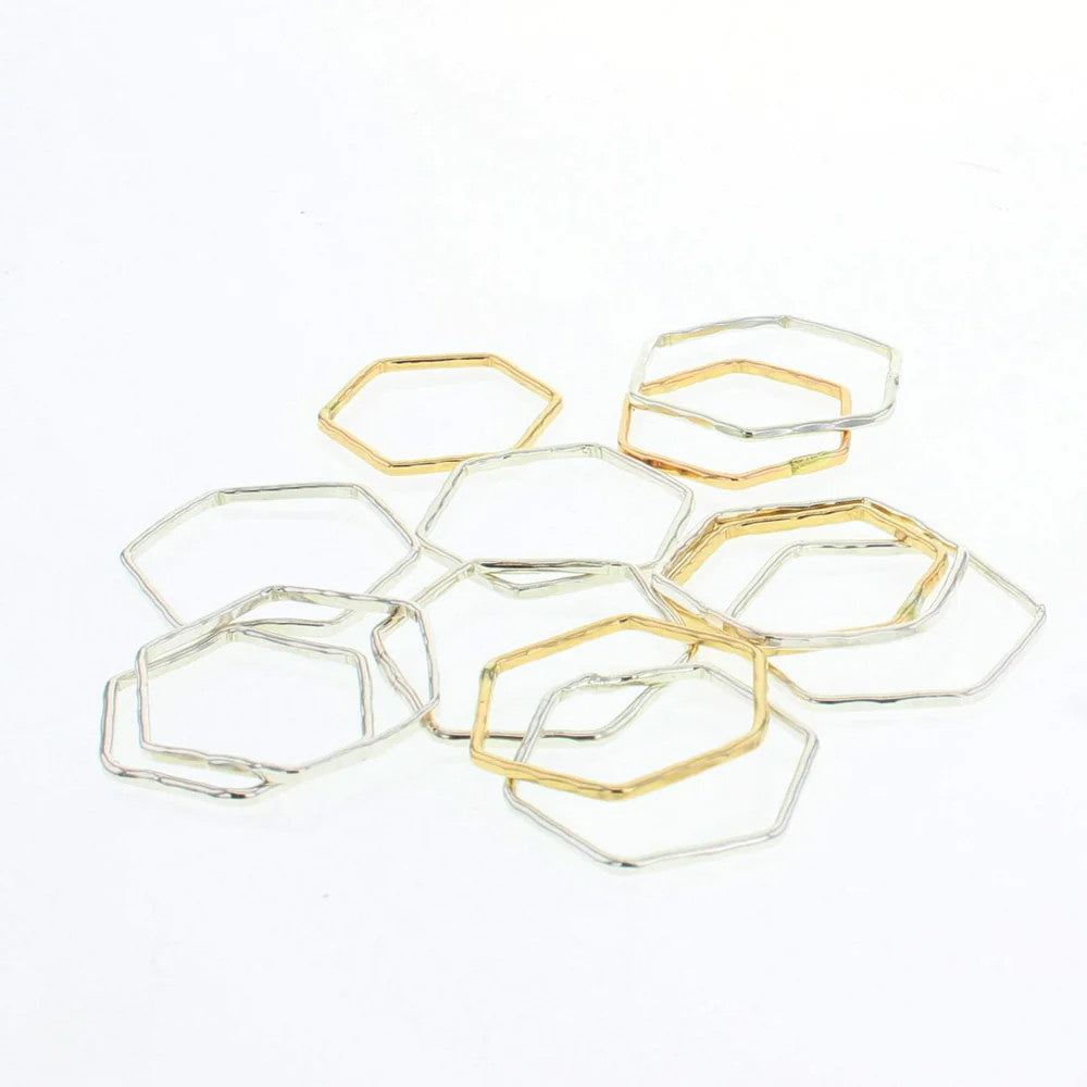 Hexagon Stacking Ring