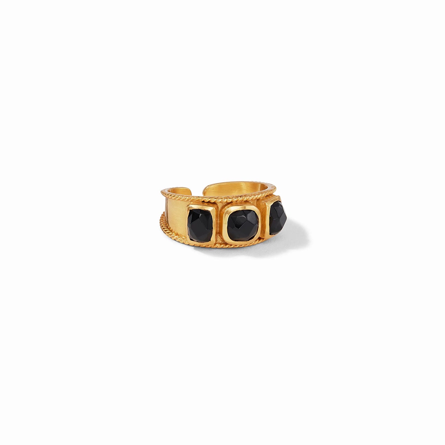 Savoy Ring Gold | Iridescent Pacific Blue Size 6/7