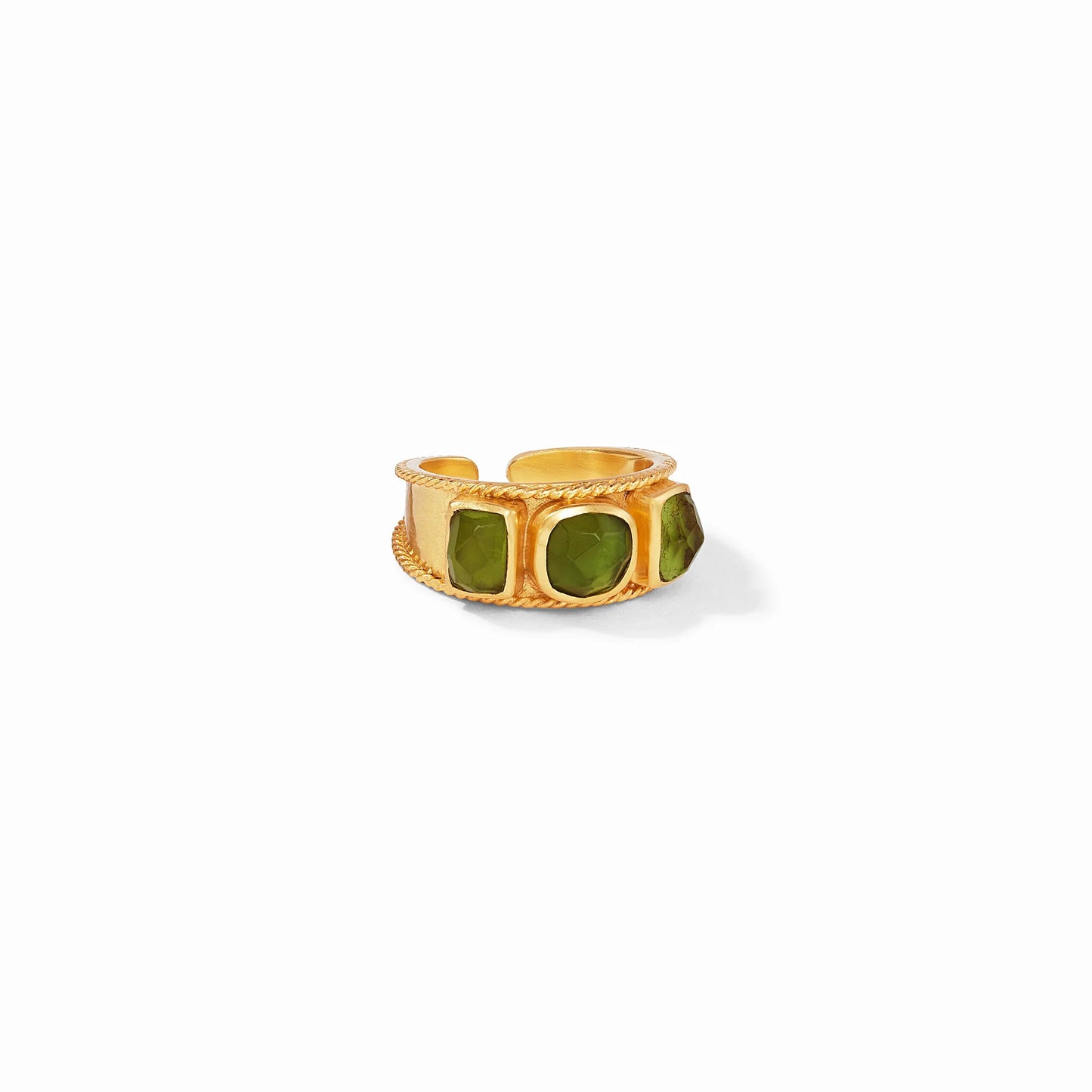 Savoy Ring Gold | Iridescent Pacific Blue Size 6/7