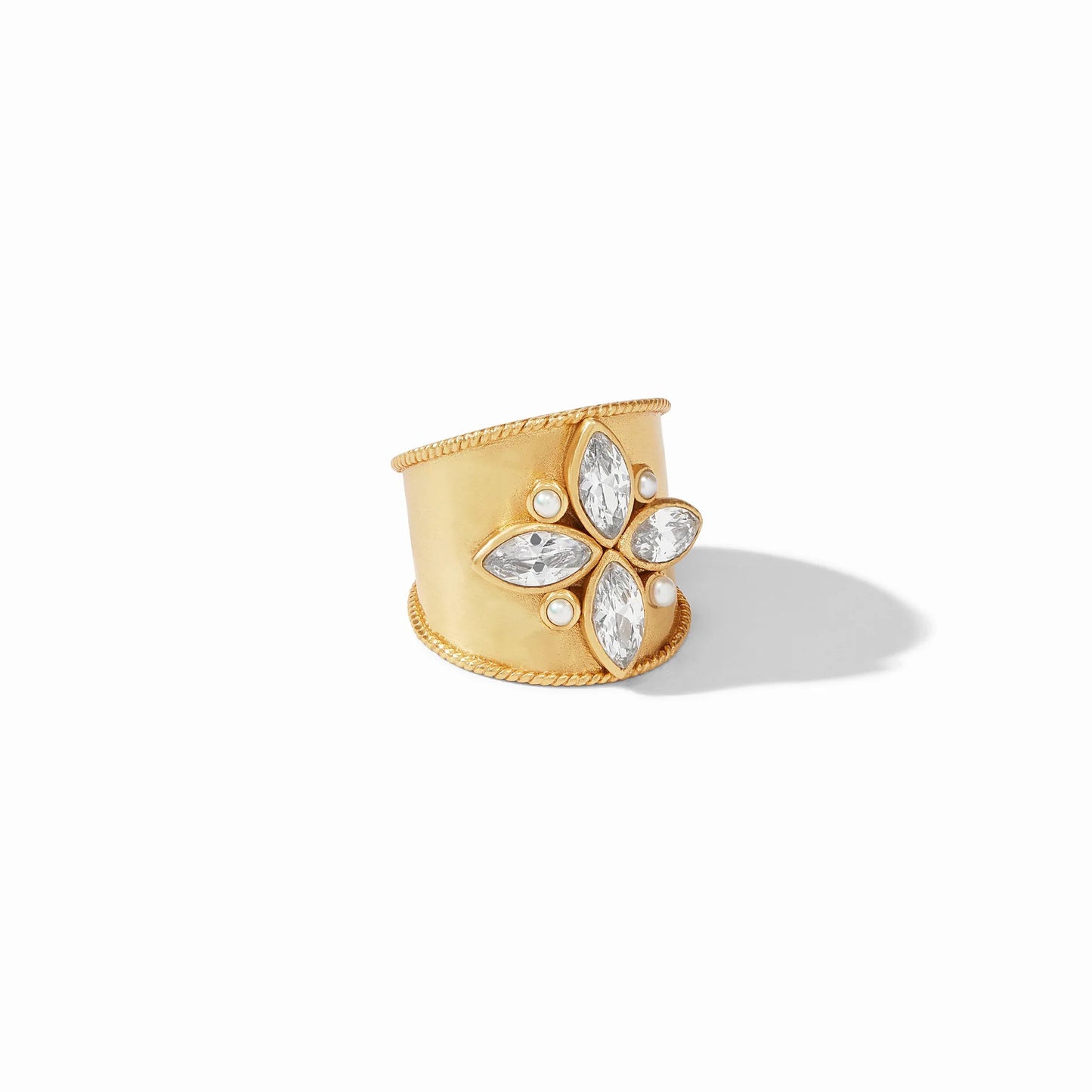 Monaco Statement Ring | Obsidian Black Size 8