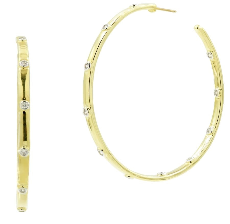 Radiance Chunky C-Hoop Earring-Small
