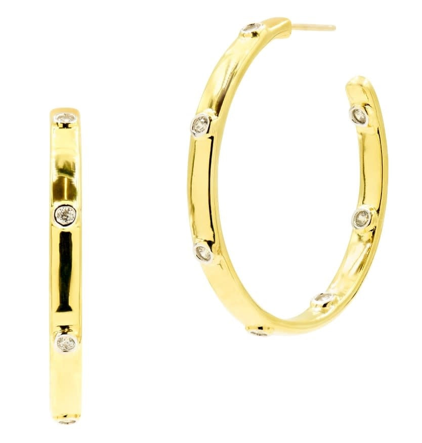 Radiance Chunky C-Hoop Earring-Small