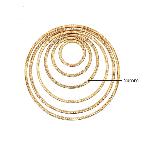 Carved Texture Rind Charm