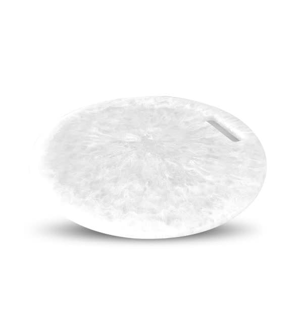 Resin Round Platter/Cutting Board | 15.75in