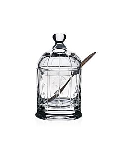 William Yeoward Crystal Abby Honey Jar + Spoon Set | 5.75in