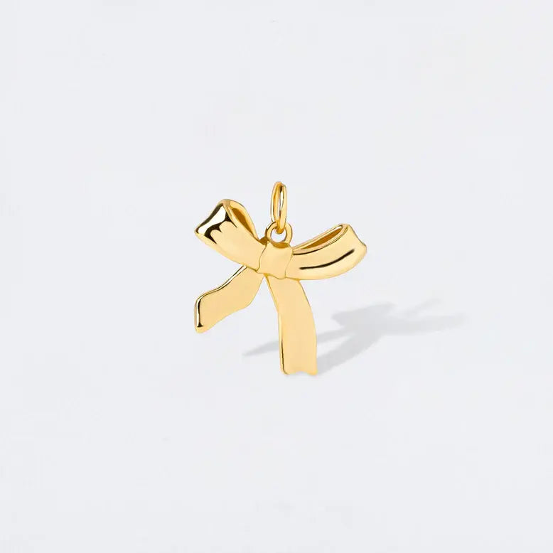 Short Bow Charm Pendant