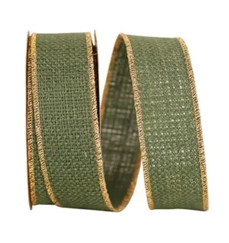 Ribbed Green Ribbon | 10y