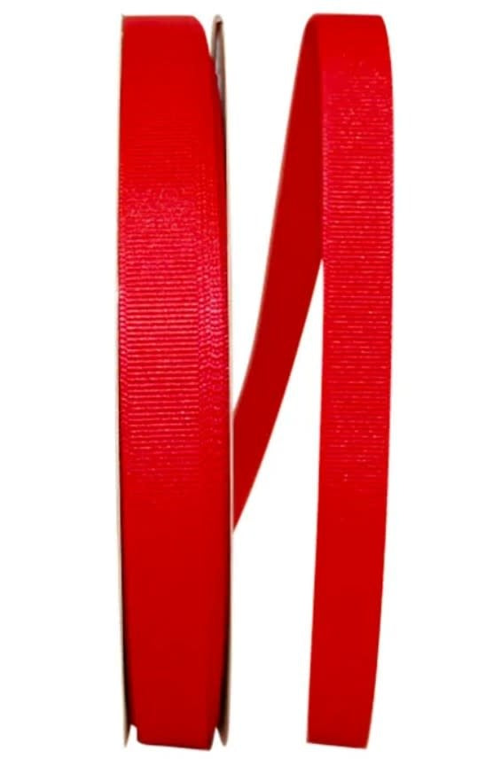 Ribbed Red Ribbon | 10y