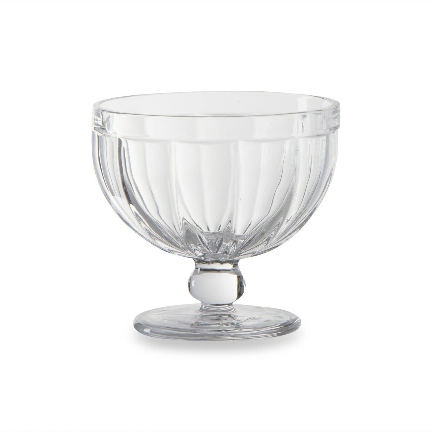 Glass Footed Ice Cream Bowl