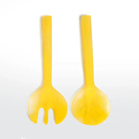 Resinware Handcrafted Salad Server Set |