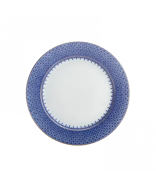 Mottahedeh Blue Lace Bread + Butter Plate | 7in
