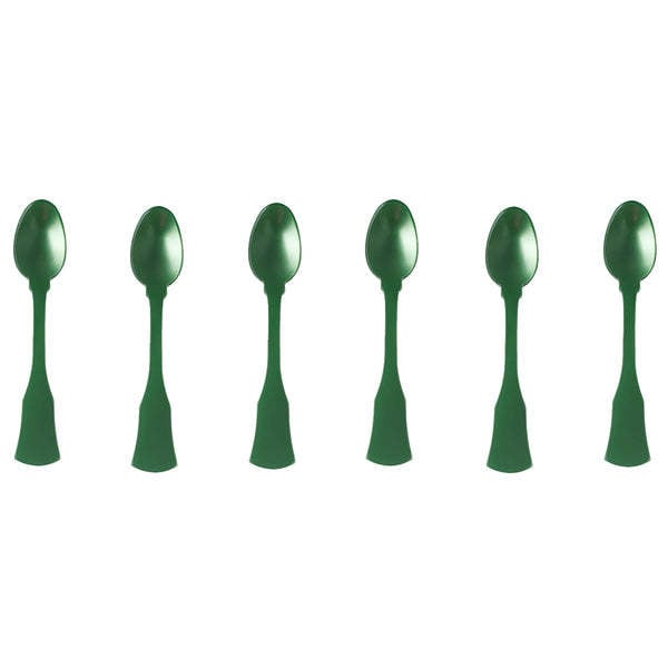 Sabre Paris Honorine Acrylic Demi-tasse Spoon | 4in Garden Green