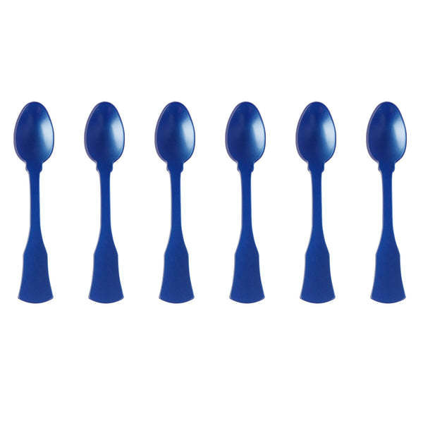 Sabre Paris Honorine Acrylic Demi-tasse Spoon | 4in Lapis Blue