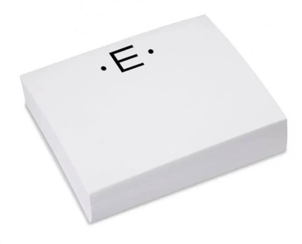 Luxe Notepad Gold Initial