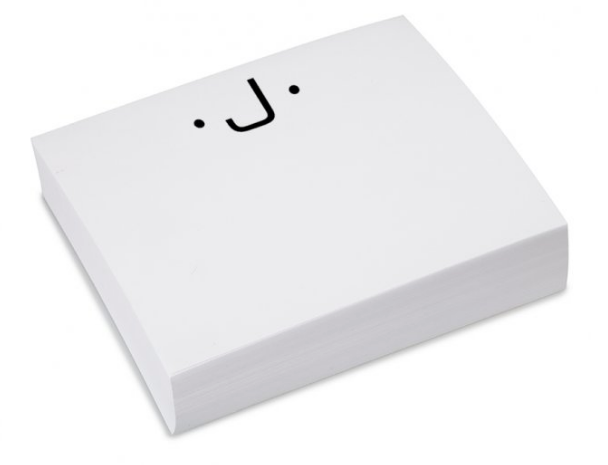 Luxe Notepad Gold Initial