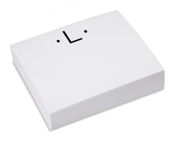 Luxe Notepad Gold Initial